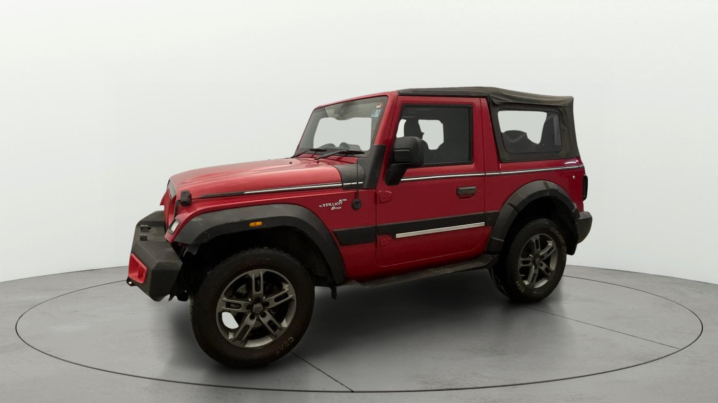 2021 Mahindra Thar LX  P 4WD AT CONVERTIBLE, Petrol, Automatic, 39,461 km, Left Front Diagonal