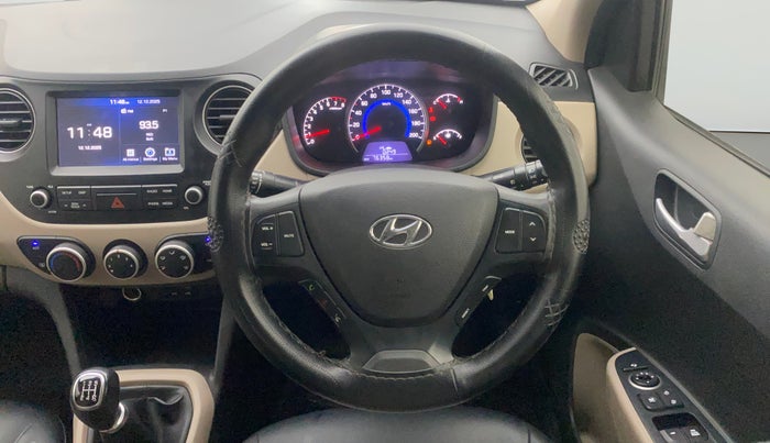 2019 Hyundai Grand i10 SPORTZ 1.2 KAPPA VTVT, Petrol, Manual, 76,312 km, Steering Wheel Close Up