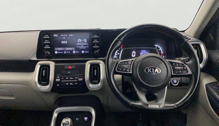2020 KIA SONET HTX 1.0 IMT, Petrol, Manual, 59,144 km, Steering Wheel Close Up