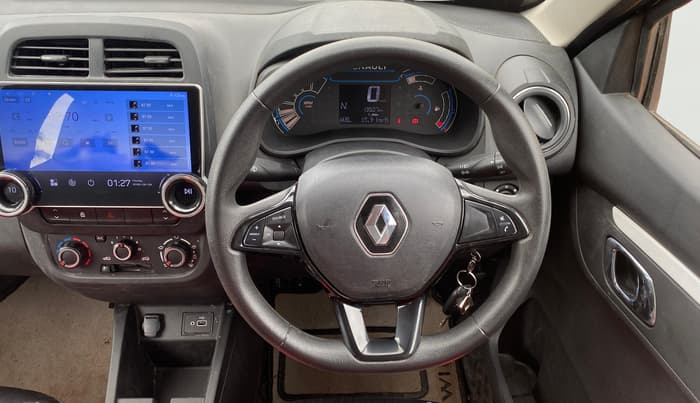 2023 Renault Kwid CLIMBER AMT 1.0, Petrol, Automatic, 13,501 km, Steering Wheel Close Up
