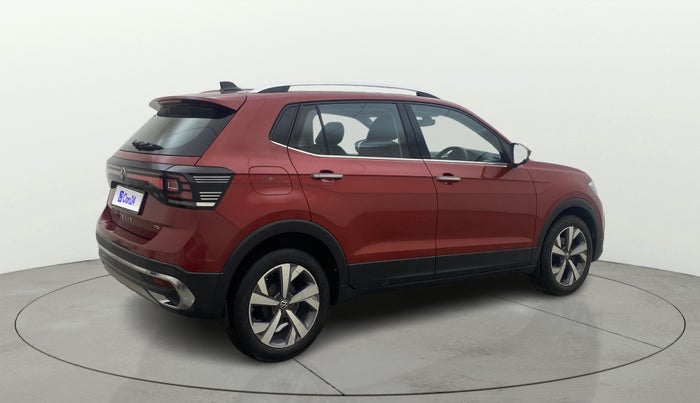 2022 Volkswagen TAIGUN TOPLINE 1.0 TSI AT, Petrol, Automatic, 44,181 km, Right Back Diagonal