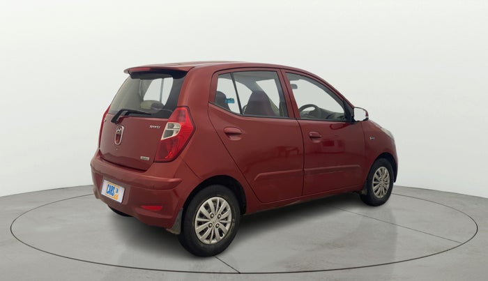 2013 Hyundai i10 SPORTZ 1.2 AT, Petrol, Automatic, 82,535 km, Right Back Diagonal
