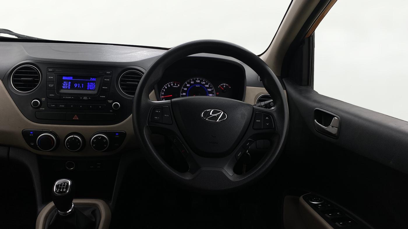 2016 Hyundai Grand i10 SPORTZ 1.2 KAPPA VTVT, Petrol, Manual, 58,057 km, Steering Wheel Close Up