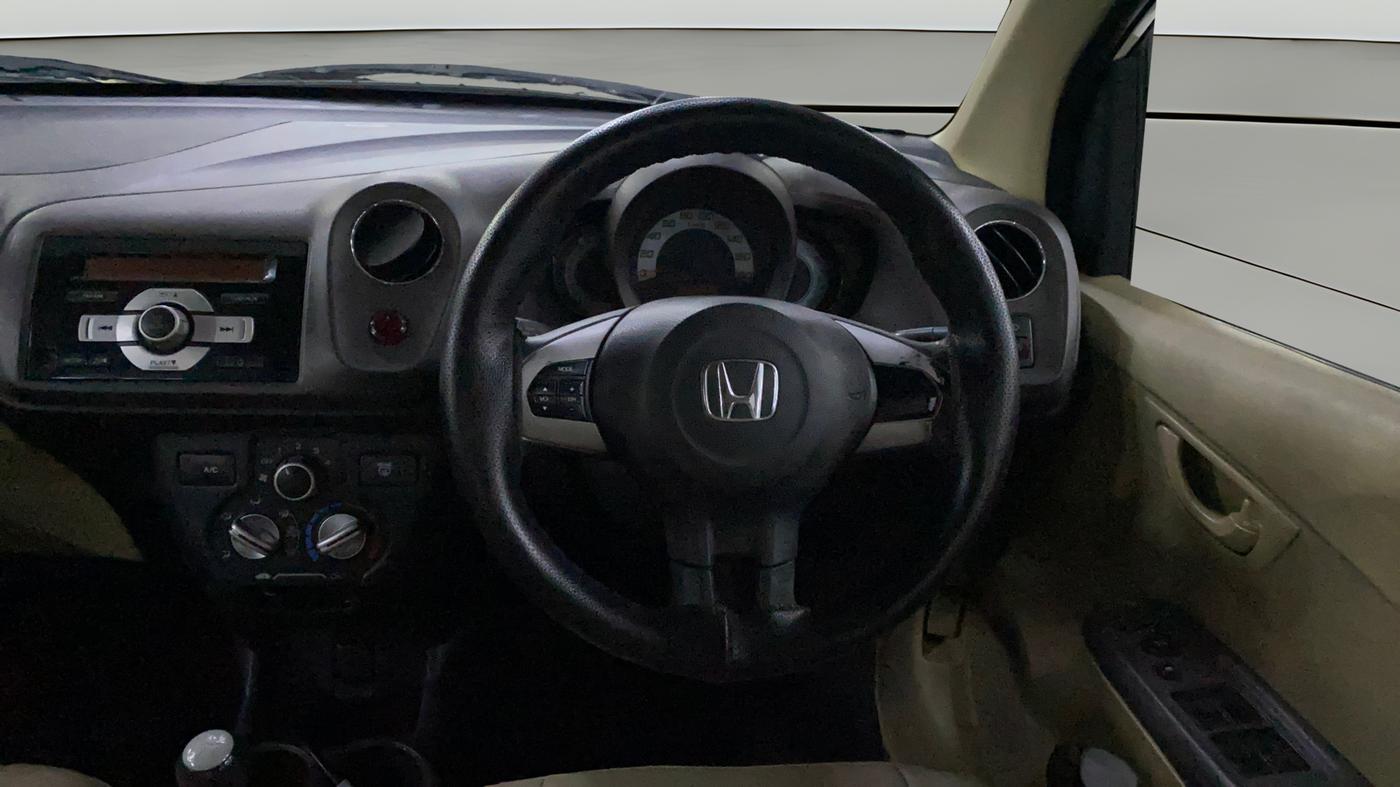 2014 Honda Brio S MT, Petrol, Manual, 83,424 km, Steering Wheel Close Up