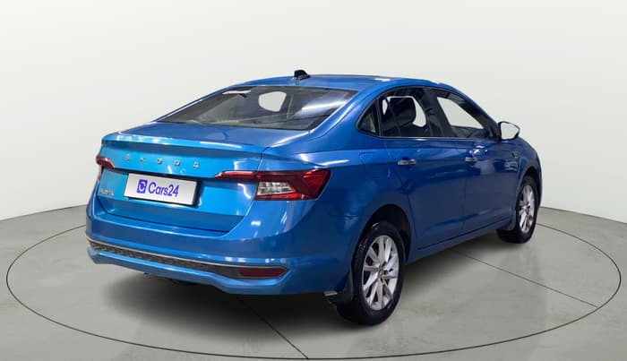 2022 Skoda SLAVIA AMBITION 1.0L TSI AT, Petrol, Automatic, 25,213 km, Right Back Diagonal