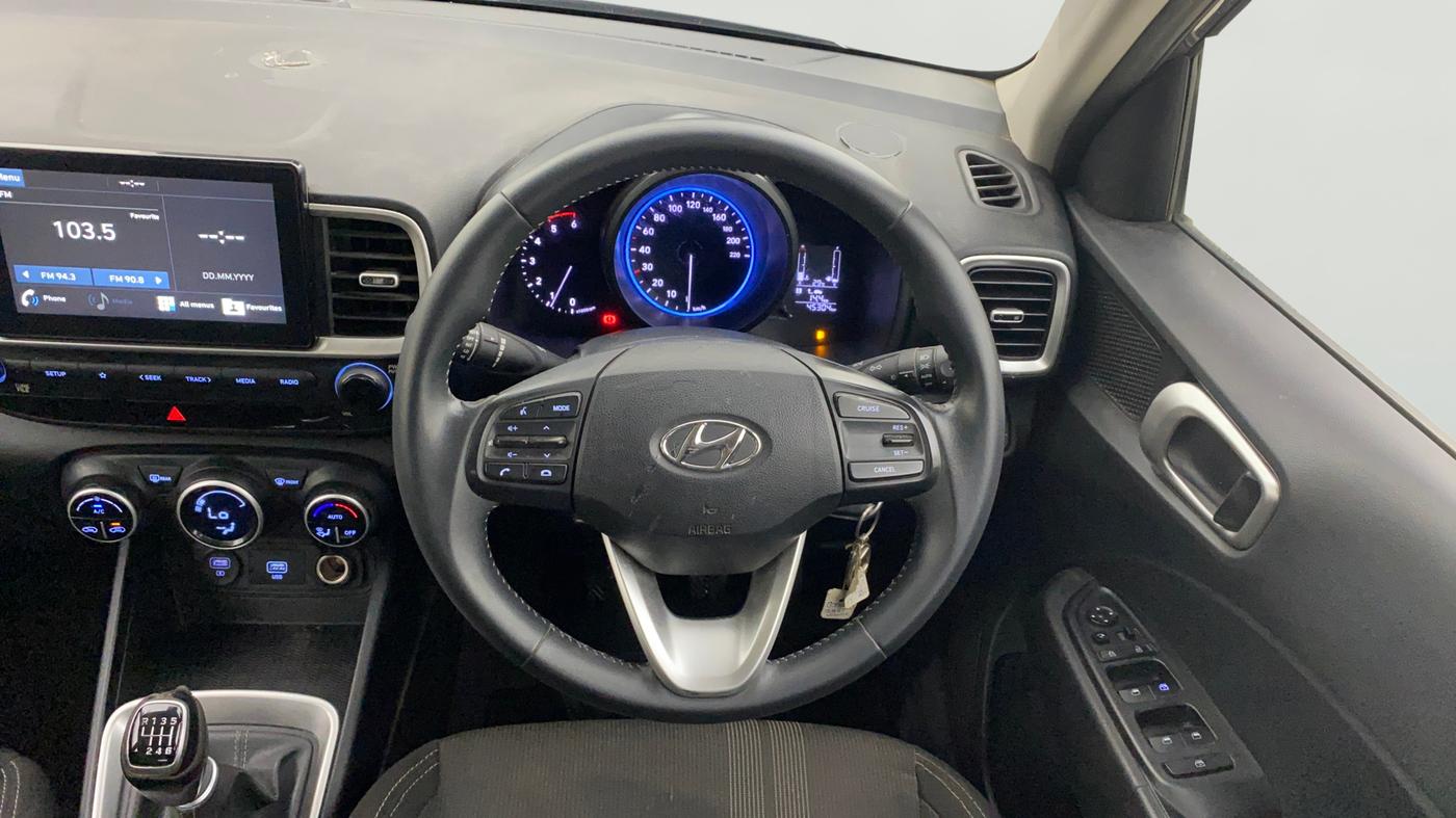 2019 Hyundai VENUE SX 1.4 CRDI, Diesel, Manual, 45,287 km, Steering Wheel Close Up