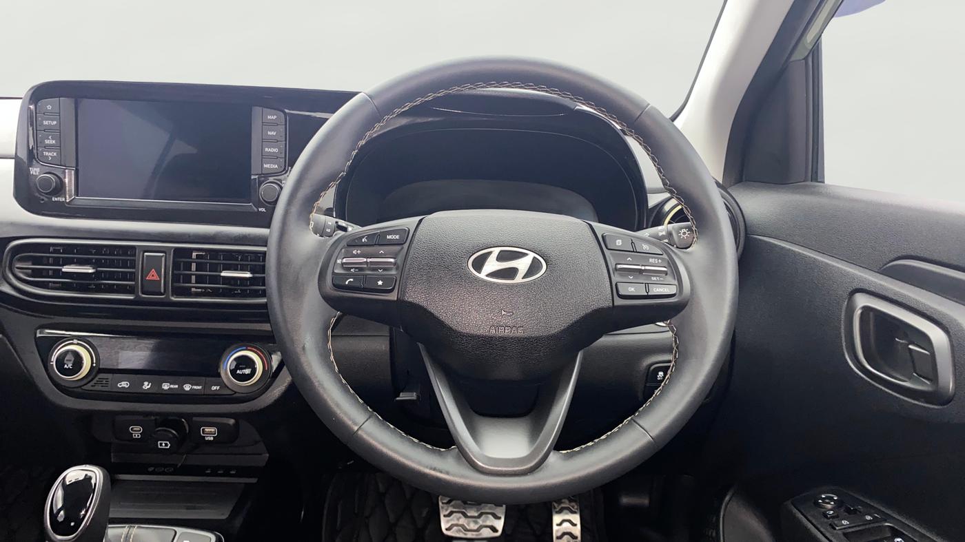 2023 Hyundai EXTER SX(O) CONNECT 1.2 AMT, Petrol, Automatic, 14,123 km, Steering Wheel Close Up