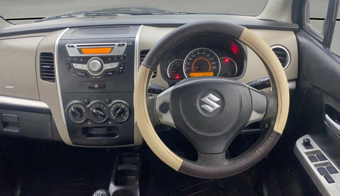 2014 Maruti Wagon R 1.0 VXI, Petrol, Manual, 60,109 km, Steering Wheel Close Up