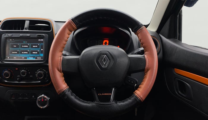 2017 Renault Kwid CLIMBER 1.0 AMT, Petrol, Automatic, 63,473 km, Steering Wheel Close Up