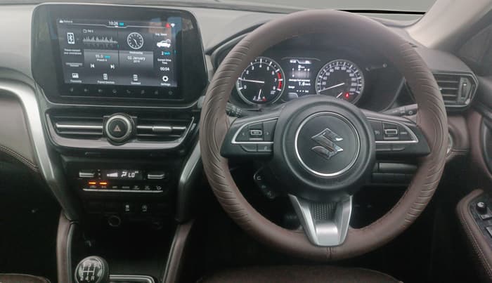 2023 Maruti Grand Vitara ZETA SMART HYBRID, Petrol, Manual, 75,975 km, Steering Wheel Close Up
