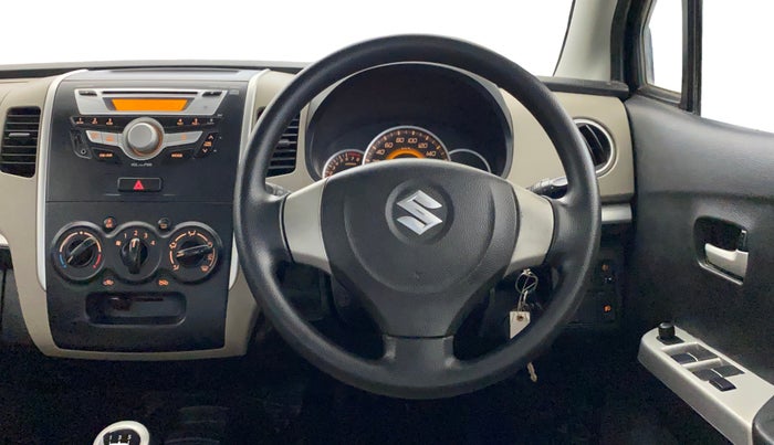 2015 Maruti Wagon R 1.0 VXI, Petrol, Manual, 52,323 km, Steering Wheel Close Up