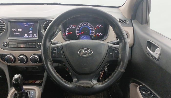 2017 Hyundai Grand i10 SPORTZ (O) AT 1.2 KAPPA VTVT, Petrol, Automatic, 84,942 km, Steering Wheel Close Up