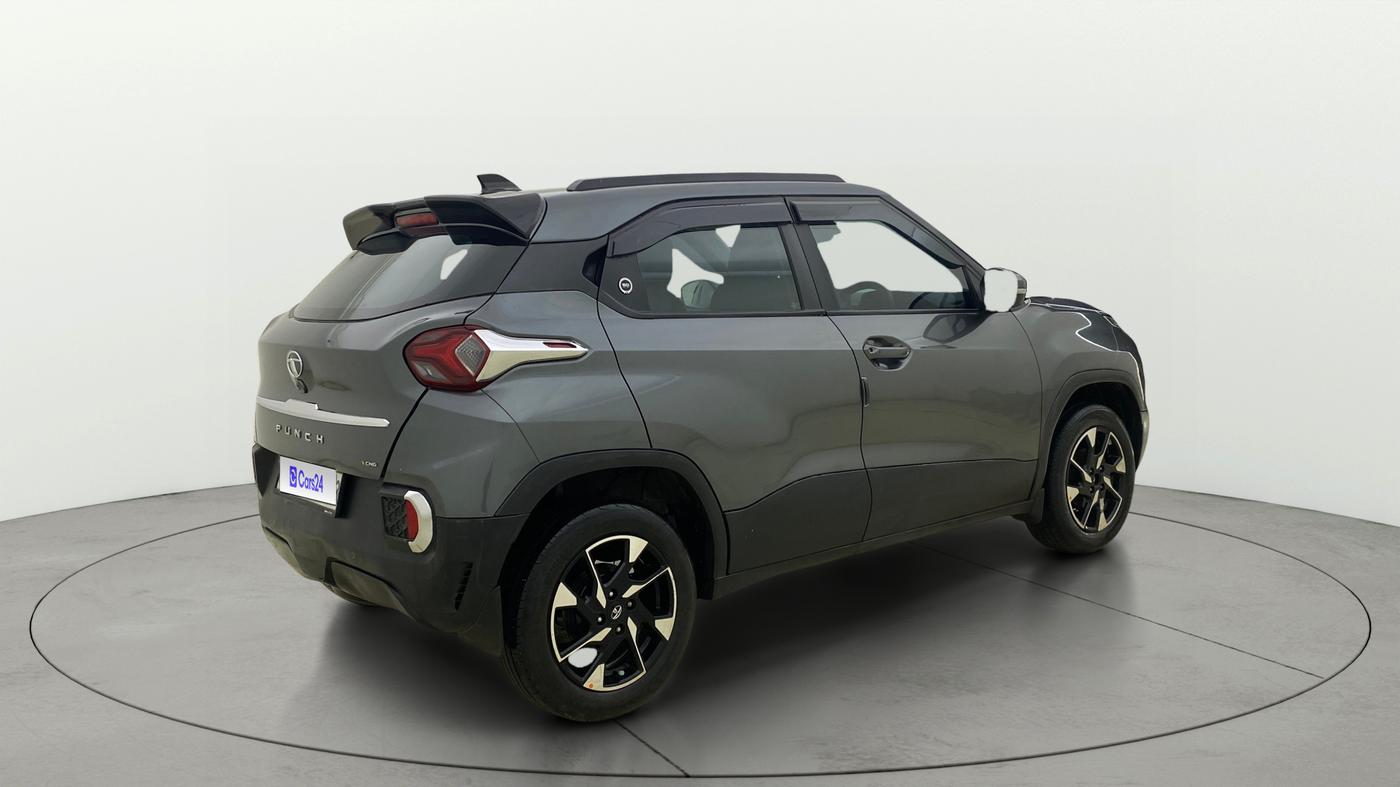 2023 Tata PUNCH ACCOMPLISHED DAZZLE SUNROOF CNG MT, CNG, Manual, 32,960 km, Right Back Diagonal