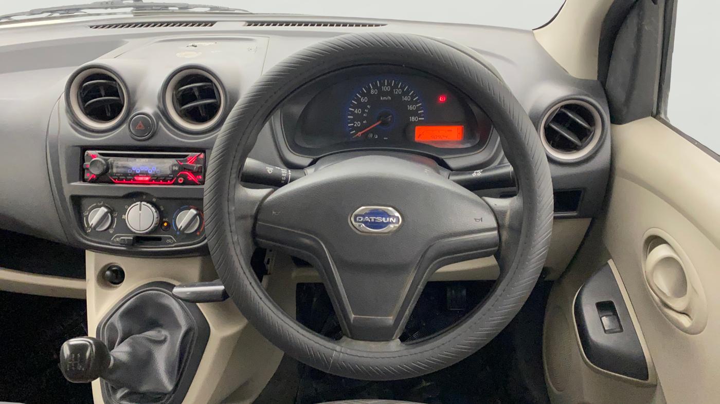 2016 Datsun Go T, Petrol, Manual, 98,922 km, Steering Wheel Close Up