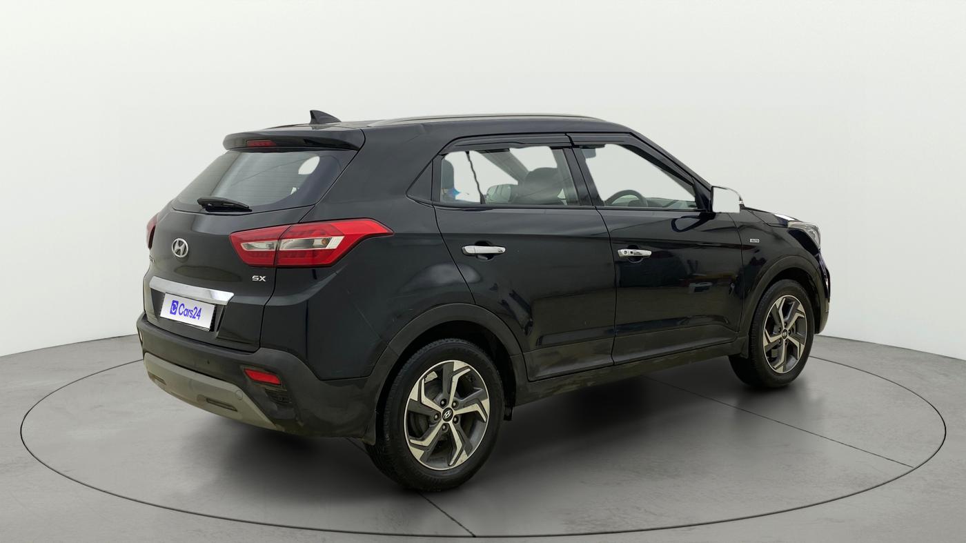 2019 Hyundai Creta SX AT 1.6 PETROL, Petrol, Automatic, 52,487 km, Right Back Diagonal