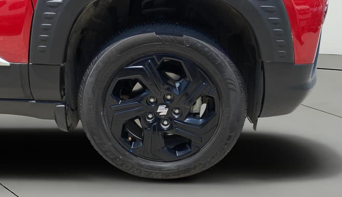 2024 Maruti BREZZA ZXI  AT SMART HYBRID DUAL TONE, Petrol, Automatic, 12,769 km, Right Front Wheel