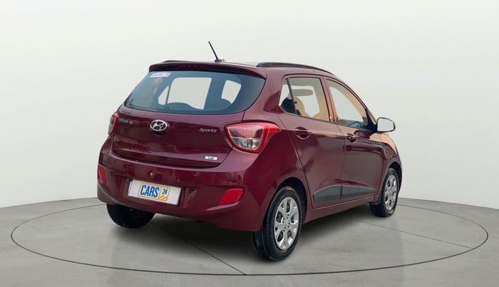 2016 Hyundai Grand i10 SPORTZ 1.2 KAPPA VTVT, Petrol, Manual, 15,834 km, Right Back Diagonal