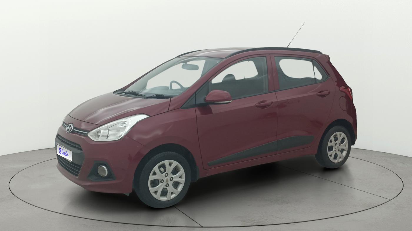 2015 Hyundai Grand i10 SPORTZ 1.2 KAPPA VTVT, Petrol, Manual, 67,581 km, Left Front Diagonal