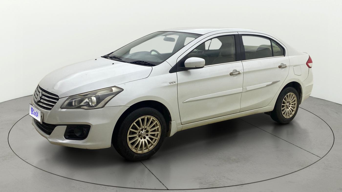 2016 Maruti Ciaz VXI+, Petrol, Manual, 75,442 km, Left Front Diagonal