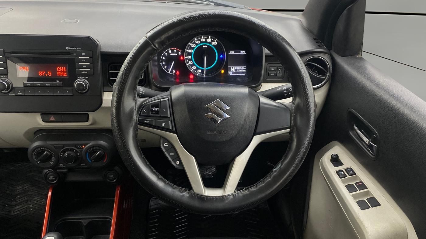 2018 Maruti IGNIS DELTA 1.2 AMT, Petrol, Automatic, 30,567 km, Steering Wheel Close Up