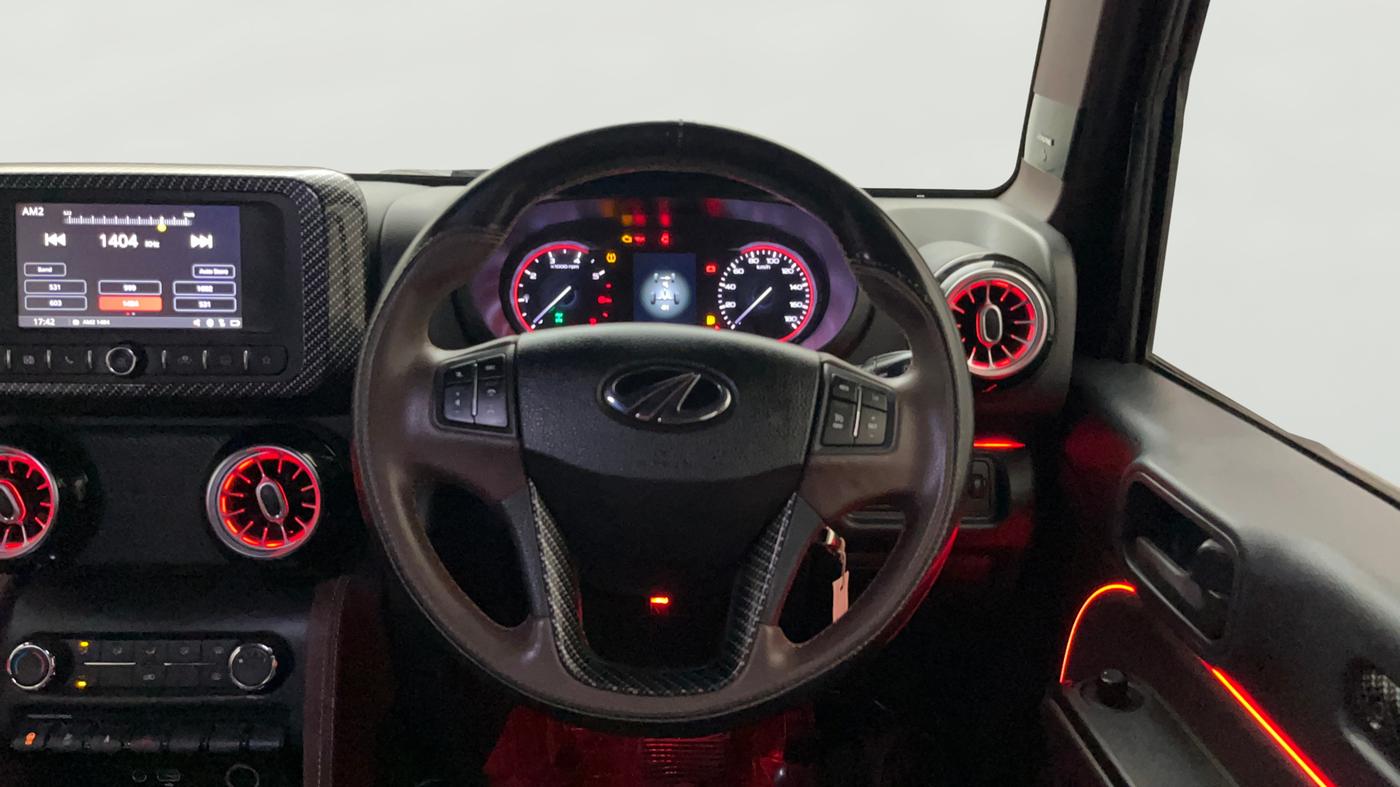 2022 Mahindra Thar LX PETROL HT 4WD AT, Petrol, Automatic, 47,201 km, Steering Wheel Close Up