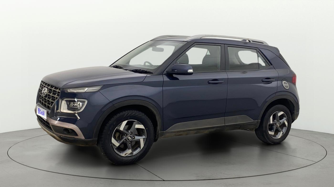 2021 Hyundai VENUE SX 1.0 TURBO, Petrol, Manual, 1,08,866 km, Left Front Diagonal