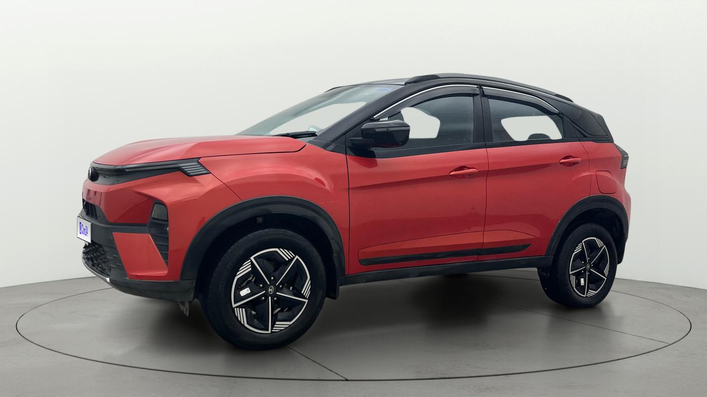 2024 Tata NEXON FEARLESS + DCA DUAL TONE 1.2 PETROL, Petrol, Automatic, 19,813 km, Left Front Diagonal