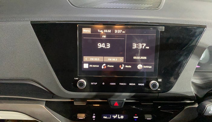 2023 KIA CARENS PRESTIGE PLUS 1.5 PETROL IMT 7 STR, Petrol, Manual, 5,561 km, Air Conditioner