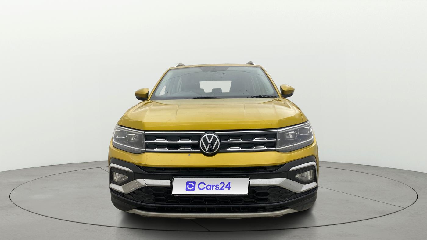 2021 Volkswagen TAIGUN TOPLINE 1.0 TSI MT, Petrol, Manual, 1,10,926 km, Front