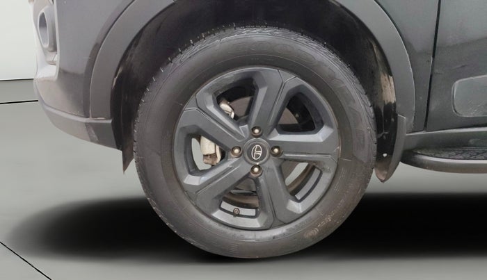 2022 Tata NEXON XZA PLUS (HS) PETROL DARK EDITION, Petrol, Automatic, 11,036 km, Left Front Wheel