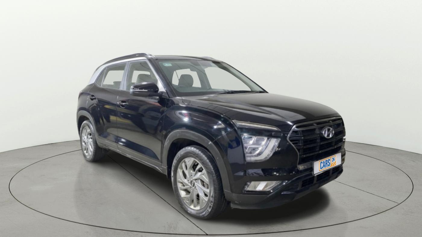 2020 Hyundai Creta SX (O) 1.4 TURBO DCT, Petrol, Automatic, 51,467 km, Right Front Diagonal