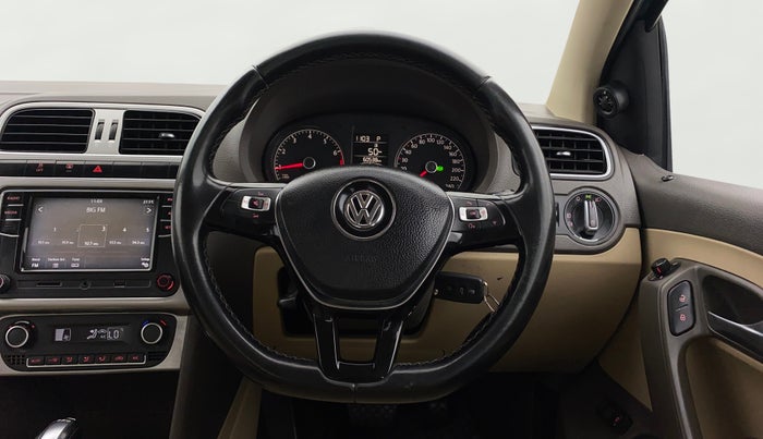 2017 Volkswagen Vento 1.2 TSI HIGHLINE PLUS AT, Petrol, Automatic, 60,533 km, Steering Wheel Close Up