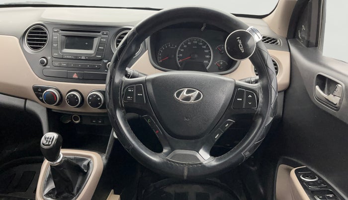 2015 Hyundai Grand i10 SPORTZ 1.2 KAPPA VTVT, CNG, Manual, 1,16,099 km, Steering Wheel Close Up