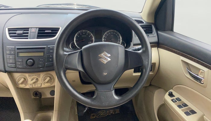 2014 Maruti Swift Dzire VXI, Petrol, Manual, 57,978 km, Steering Wheel Close Up