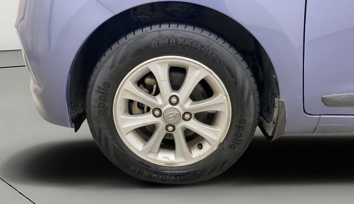 2015 Hyundai Grand i10 ASTA AT 1.2 KAPPA VTVT, Petrol, Automatic, 90,214 km, Left Front Wheel