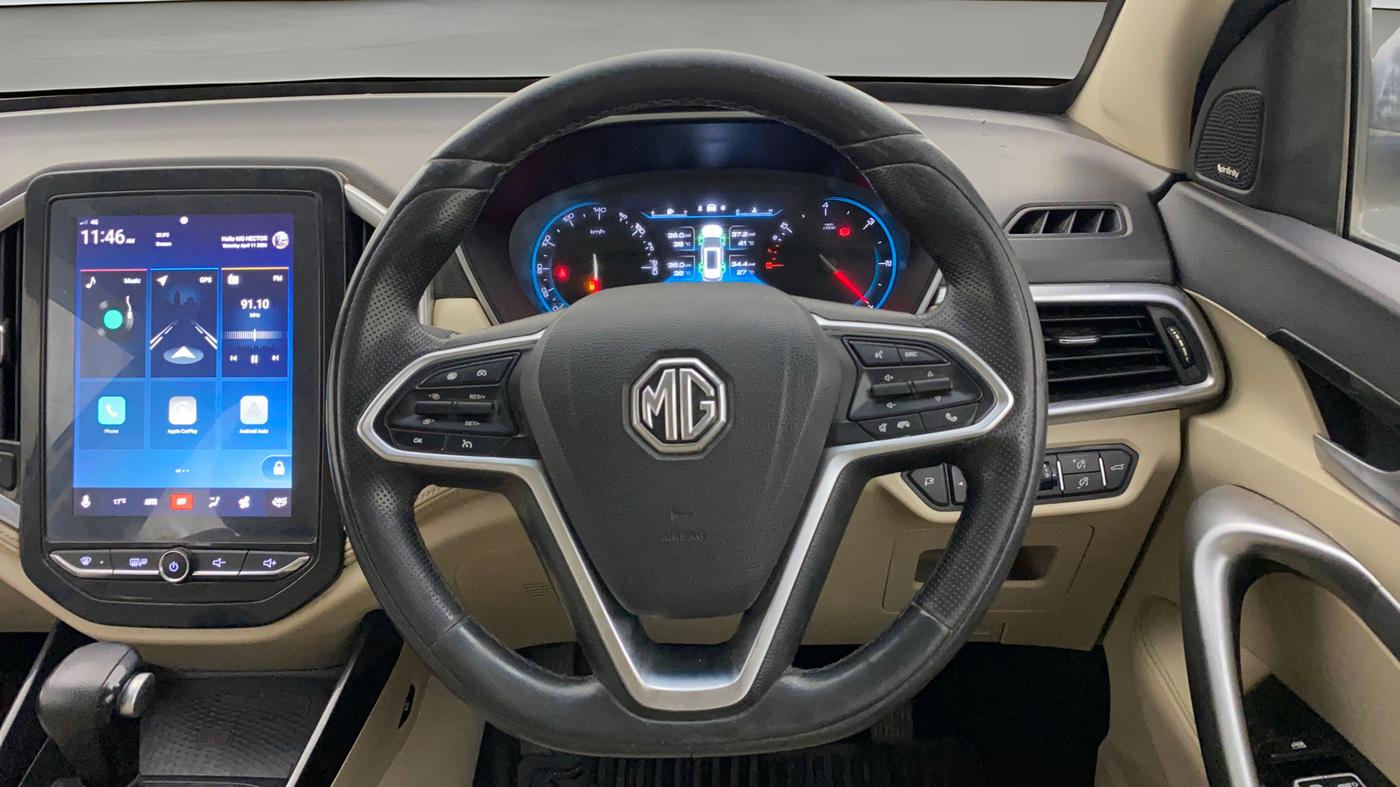 2021 MG HECTOR SHARP 1.5 PETROL CVT, Petrol, Automatic, 99,876 km, Steering Wheel Close Up