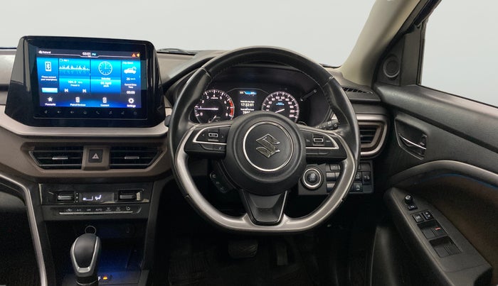 2022 Maruti BREZZA ZXI + AT SMART HYBRID, Petrol, Automatic, 80,733 km, Steering Wheel Close Up