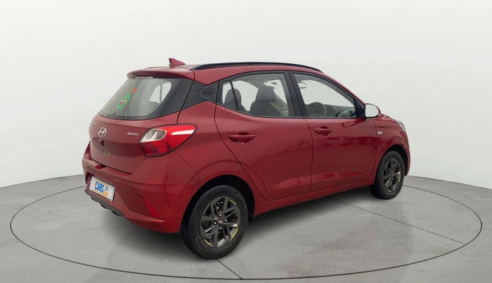 2021 Hyundai GRAND I10 NIOS SPORTZ AMT 1.2 KAPPA VTVT, Petrol, Automatic, 32,935 km, Right Back Diagonal