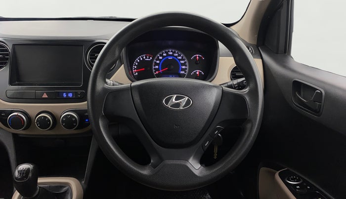 2015 Hyundai Grand i10 MAGNA 1.2 KAPPA VTVT, Petrol, Manual, 40,451 km, Steering Wheel Close Up