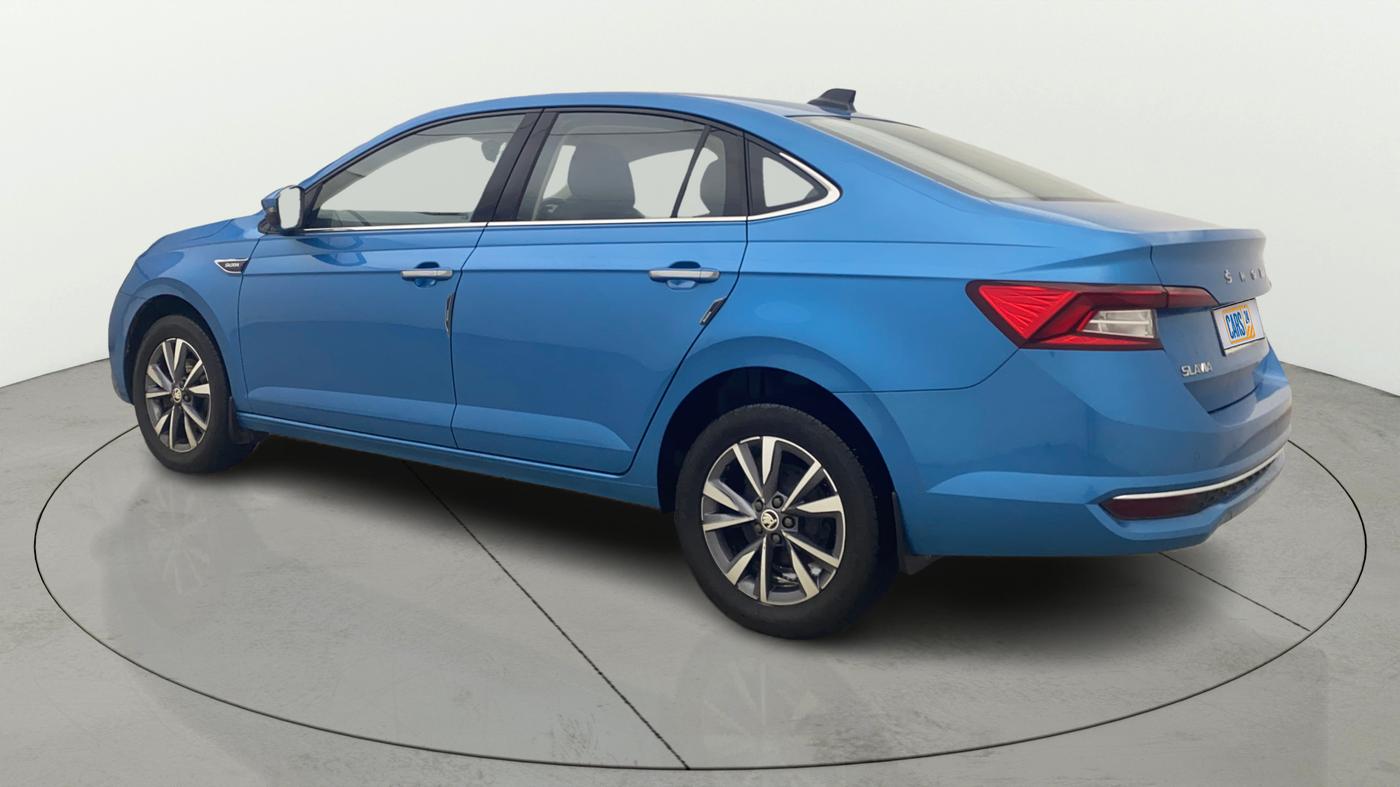 2022 Skoda SLAVIA STYLE 1.0L TSI AT, Petrol, Automatic, 17,626 km, Left Back Diagonal