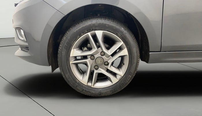 2023 Tata TIGOR XZA PLUS PETROL, Petrol, Automatic, 13,607 km, Left Front Wheel