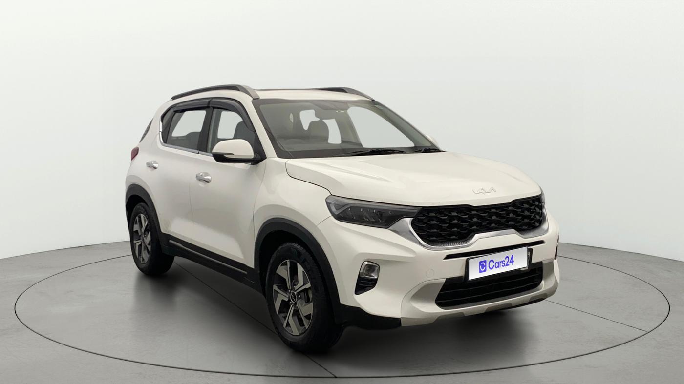 2022 KIA SONET HTX PLUS 1.5, Diesel, Manual, 73,885 km, Right Front Diagonal