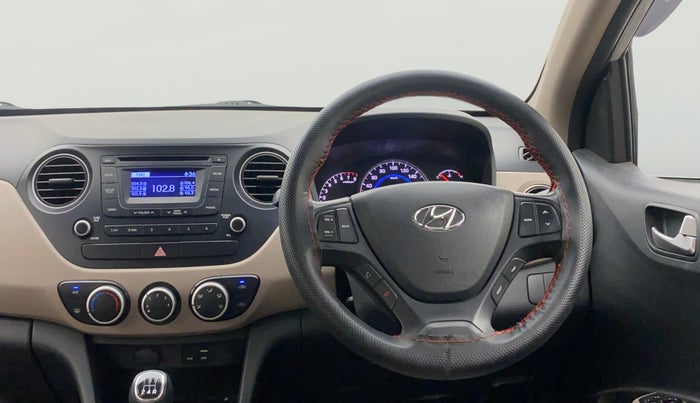 2015 Hyundai Grand i10 ASTA 1.2 KAPPA VTVT, Petrol, Manual, 68,702 km, Steering Wheel Close Up