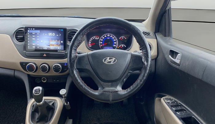 2014 Hyundai Grand i10 SPORTZ 1.2 KAPPA VTVT, Petrol, Manual, 58,729 km, Steering Wheel Close Up
