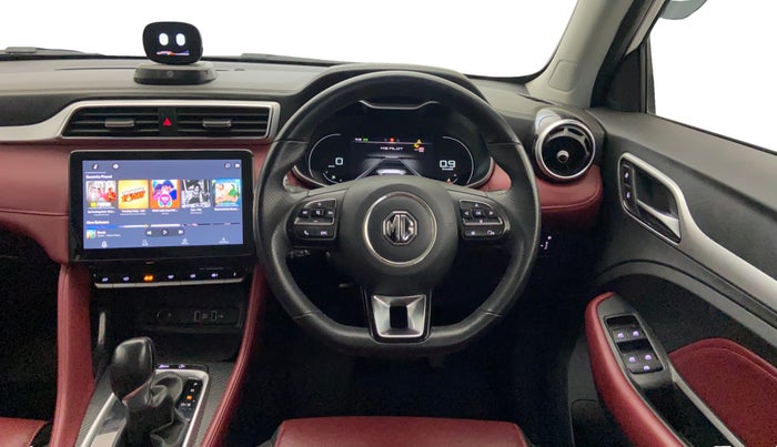 2023 MG ASTOR SAVVY 1.5 CVT S RED, Petrol, Automatic, 23,543 km, Steering Wheel Close Up
