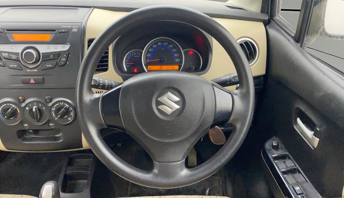 2017 Maruti Wagon R 1.0 VXI AMT, Petrol, Automatic, 19,170 km, Steering Wheel Close Up