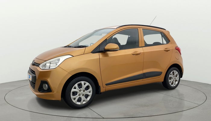 2016 Hyundai Grand i10 SPORTZ 1.2 KAPPA VTVT, Petrol, Manual, 27,521 km, Left Front Diagonal