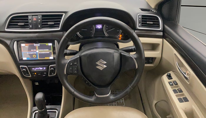 2017 Maruti Ciaz ALPHA  AT 1.4  PETROL, Petrol, Automatic, 55,561 km, Steering Wheel Close Up