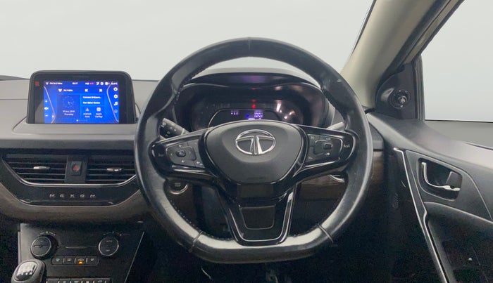 2022 Tata NEXON XZ PLUS (PREMIUM) KAZIRANGA PETROL, Petrol, Manual, 60,449 km, Steering Wheel Close Up