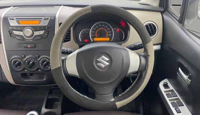 2013 Maruti Wagon R 1.0 VXI, Petrol, Manual, 24,304 km, Steering Wheel Close Up
